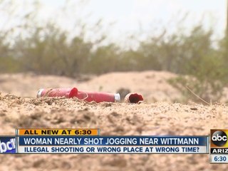 Woman nearly shot while jogging near Wittmann