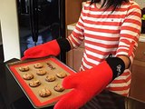 New Silicone Oven Mitts - Set of 2 - Best Protection with Extra Long Thick Cotton Li Product images