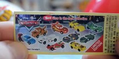 3 Huevitos Sorpresa del Hombre Araña (Spiderman), Cars 2 Disney y Huevo Kinder Joy 2015 en Español