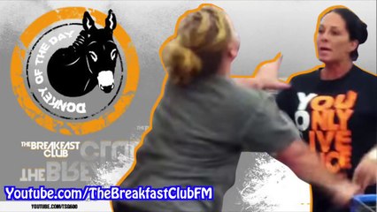 Donkey of the day: Amber Stephenson & Rebecca Mills (Banned for Walmart Fight)