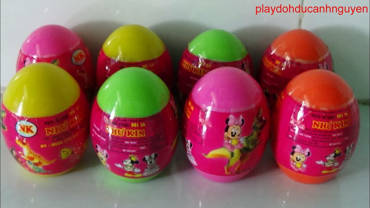 play doh kinder surprise eggs: lego minifigures