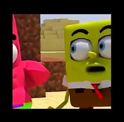 SPONGEBOB IS IN MINECRAFT! - 3D Animation