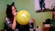 Neko Looner inflates anime themed punchball 2013