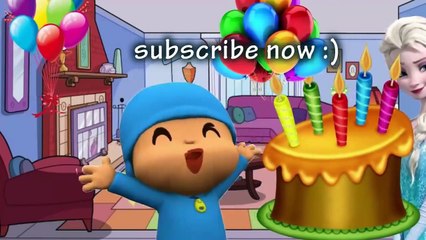 Happy Birthday Song Minions Pocoyo English ♬ Kids Songs