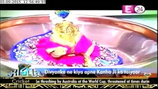 Yeh Hai Mohabbatein : Divyanaka Celebrates Janmashtami her Make-up Room!