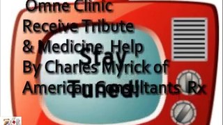 Medicine Discount Cards Donated to Omne Clinic by Charles Myrick of American Consultants RX