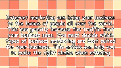 Solid Internet Marketing Advice For A New Business