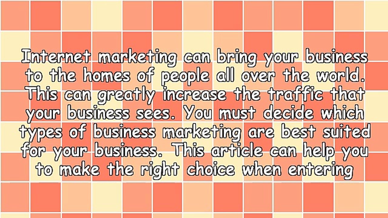 Solid Internet Marketing Advice For A New Business