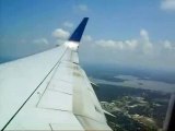 Continental flight CO 759 landing in Houston, TX (IAH - Inte