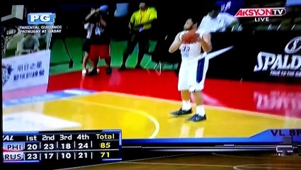 Gilas Pilipinas vs Russia 4th Quarter 37th Jones Cup September 1, 2015 - Part 2