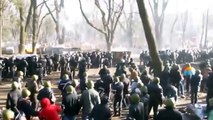 Fights Near Verkhovna Rada During Euromaidan In Kiev Ukraine, Pt.1