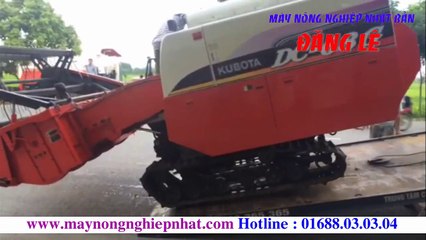 T8 2015 xuat giao may gat Kubota DC68G di Phu cu Hung Yen