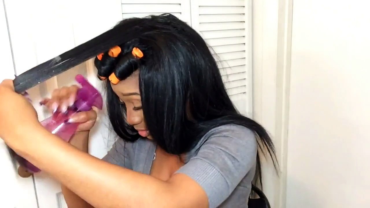 How to curl synthetic hair with cold wave rods