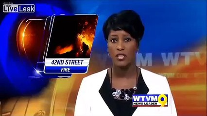 Man dashes back into burning home to rescue BEER from the fridge