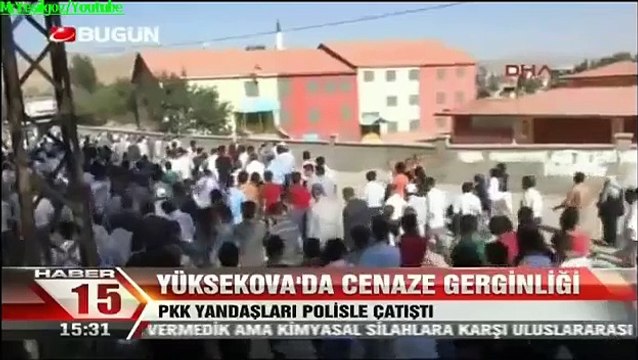 PKK Yandaşları ile Polis Çatıştı Hakkari Yüksekova 29 08 2013