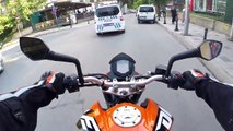 KTM Duke | Trafik Kazası ve Bağdat Caddesi [HD]