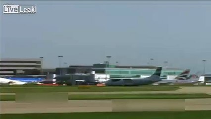 eagle blowing engine Boeing aircraft during take off from the airport