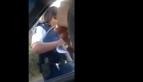 A guy in New Zealand drives off on police after asking them to prove he was doing the crime