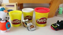 Play Doh Disney Car Toys Superhero Lightning McQueen The Flash Batman and Frozen Olaf