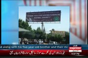 Karachi Mein Raheel Sharif Ka Banner KIs Ne Lagwaya Hai - AHmed Qureshi Interesting Remarks - Video Dailymotion