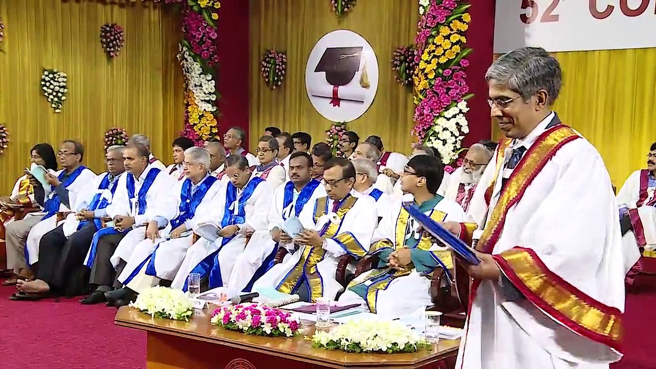 52nd Convocation(15/23): Award of Degree to Engineering Design graduands