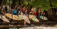 Surfing in the river, unique challenges in extreme sports
