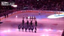 Canadian Hockey Fans Finish Singing USA Anthem