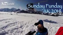 Flying and Riding Big Alaskan Mountains