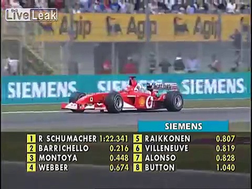 F1 Imola 2003 - Michael Schumacher Pole Lap.