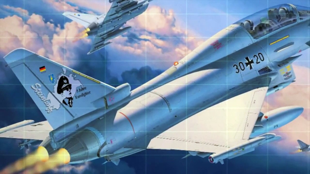 Eurofighter Typhoon Twin Seater Fighter Jet (Scale Model Jet by Revell) - ToySeek