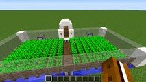 Minecraft Tutorial - Automatic Carrot Farm - Automatic Replanting!(Minecraft 1.8 )