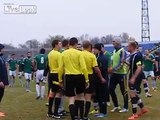 Soccer Ref Orders a Penalty Kick, Gets Punched in the Jaw, Then Reconsiders