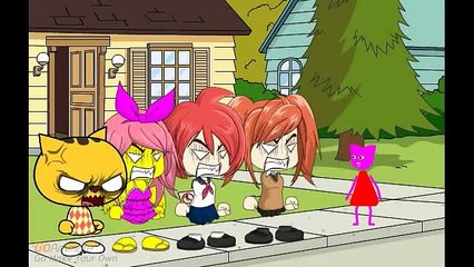 4 girls turns Peppa Pig into a baby back