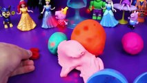 Play doh Princess Frozen Elsa Surprise Eggs - Play Doh Disney Princess