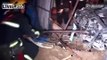 Rescuers pull thick iron pipe out of BMW driver's thigh and crotch