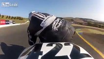 Near misses and close calls from superbikes