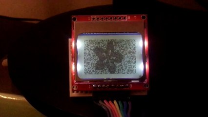Arduino Leonardo + Nokia 5510 LCD: Game of Life