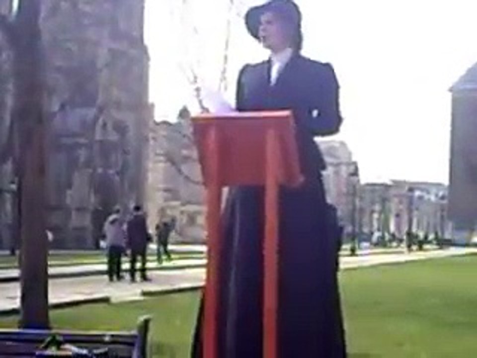 Speakers Corner - Bristol 2011 - Emmeline Pankhurst