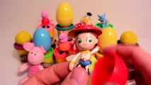 Play Doh Surprise Eggs Peppa Pig KINDER Surprise SHOPKINS wikkeez Disney Frozen Toy Story HD