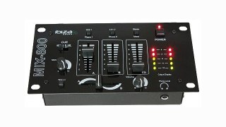 Ibiza TMX-800 DJ Mixer 3/2 Channel with Cue Function