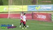 David de Gea nutmegs Iker Casillas during Spain training