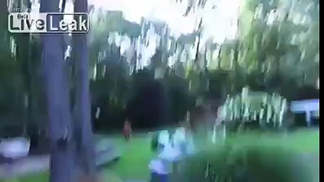 Dad destroys lazy kid's video games