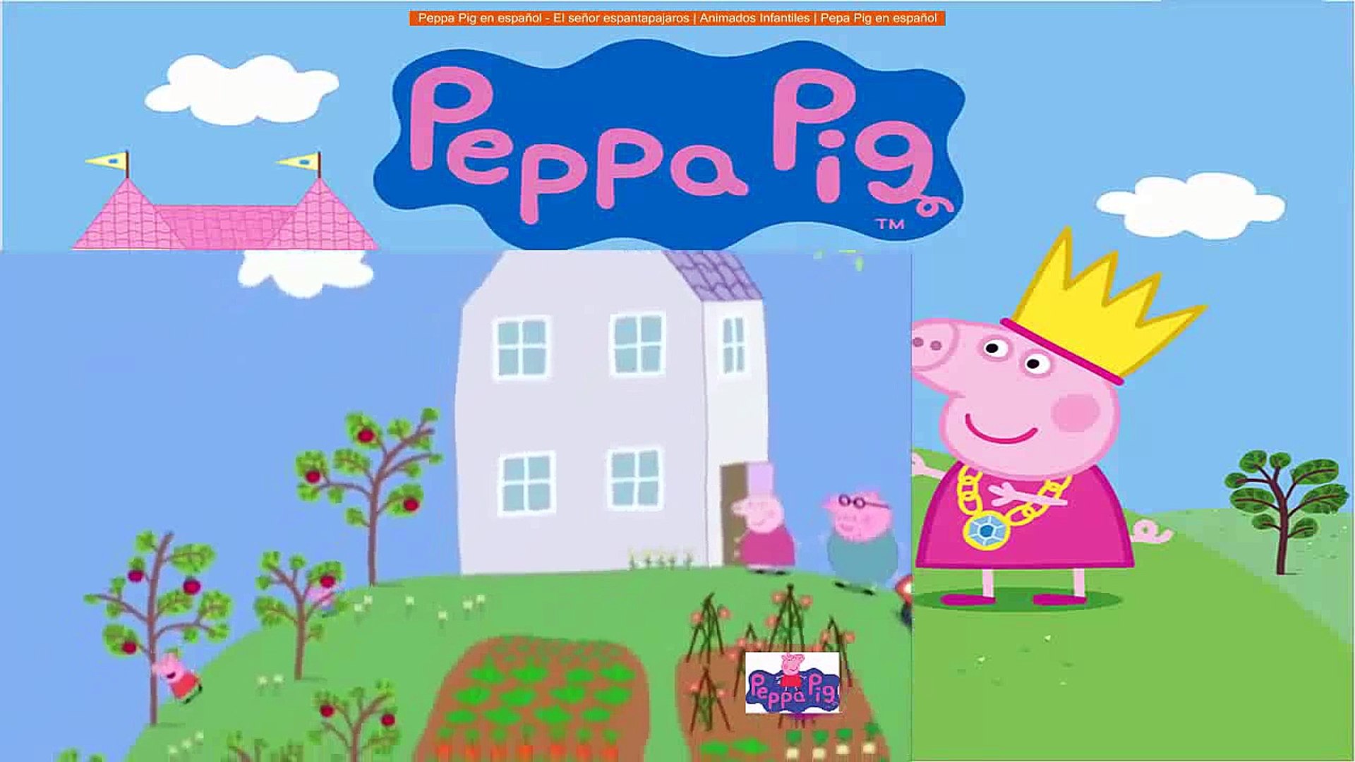 fascismo Cumplimiento a Sillón Peppa Pig en español - El señor espantapajaros | Animados Infantiles | Pepa  Pig en español - video Dailymotion