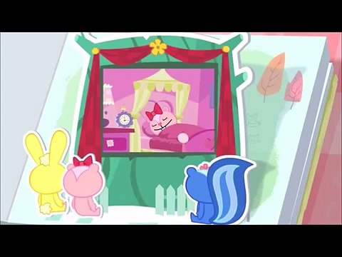 Happy tree friends giggles is sleeping
