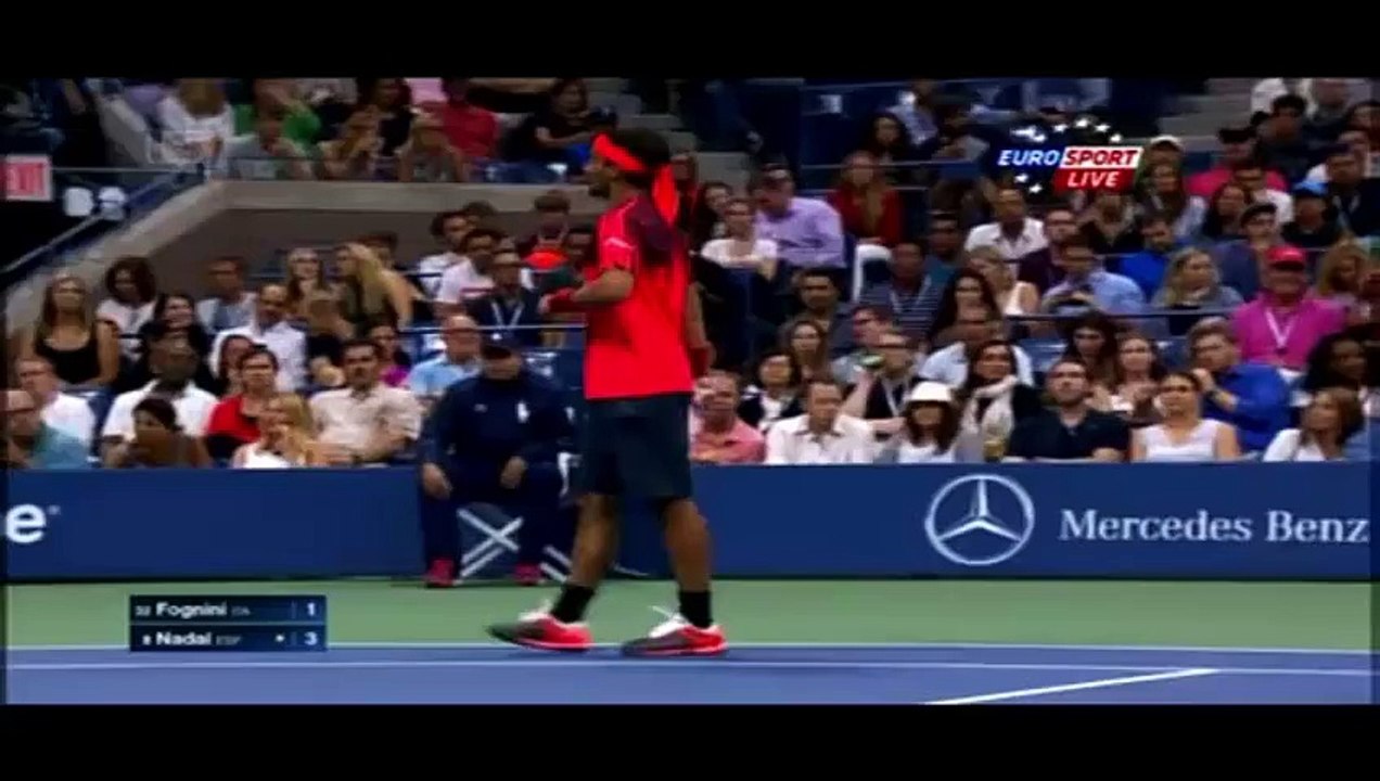 Rafael Nadal vs Fabio Fognini Highlights US Open 2015