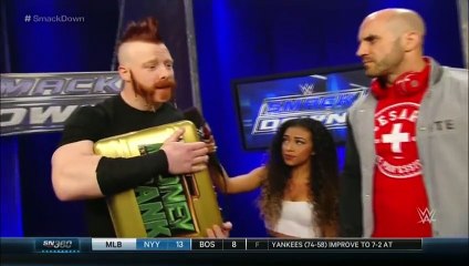 Cesaro to Sheamus - You look stupid