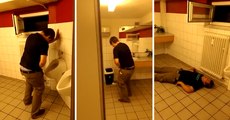 Watch The Drunkest Kid Knocking Himself Out Like A Boss