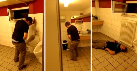 Watch The Drunkest Kid Knocking Himself Out Like A Boss