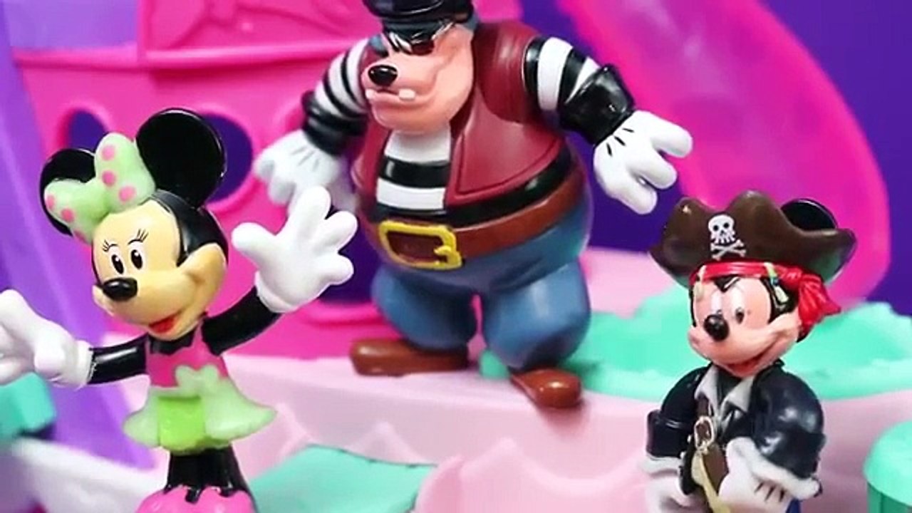 Minnie Polka Dot Yacht Mickey Mouse Clubhouse Pirate Mickey The Little Mermaid Ariel ToysReviewToys