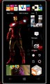 Personnaliser windows phone - fond d'écran dynamique Iron Man - tuiles, tiles, vignettes